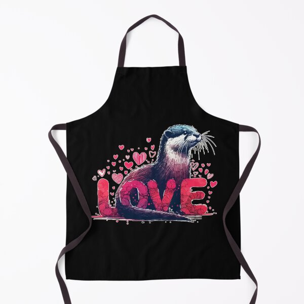 Item preview, Love Otter Sketchy Happy Valentines Day designed and sold by TomFrontierArt.