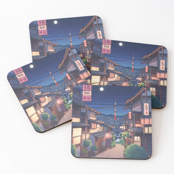 Item preview, Japan city nightime cozy  designed and sold by Szlachcic.