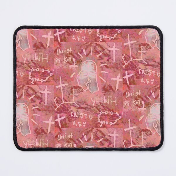 Item preview, Cristo Rey Jesus Christ Print Red + Pink designed and sold by gsbgraphics.