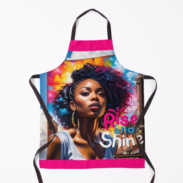 Item preview, Rise and Shine: Vibrant Afrocentric Portrait with Urban Energy designed and sold by QPTheeArtist.