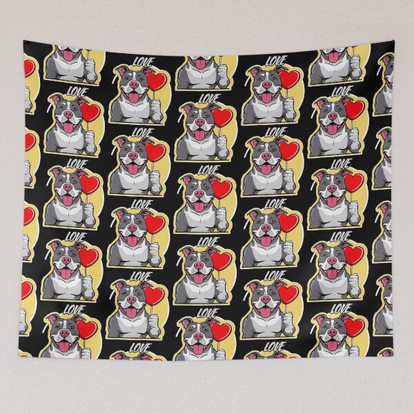 Item preview, My Heart Lolly Valentines Day Valentine's Day Cut Dog designed and sold by Design_Your_Day.