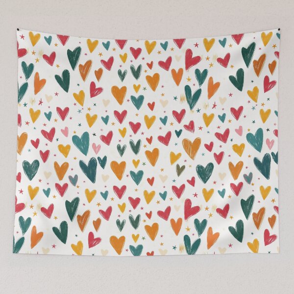 Item preview, Handrawn Hearts and Stars designed and sold by RetroNeon.