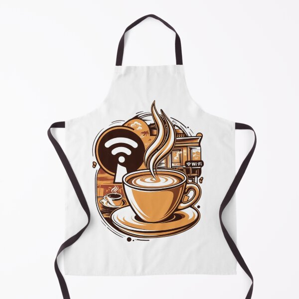 Item preview, Coffee, WiFi, and Chill: Your Ultimate Cafe Vibes Design designed and sold by PING 999 STUDIO.