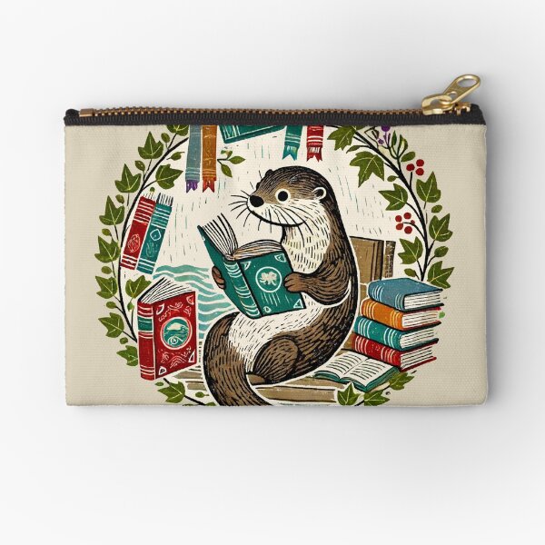 Aperçu de l'œuvre Loutre lisante créée et vendue par Boog Monst .