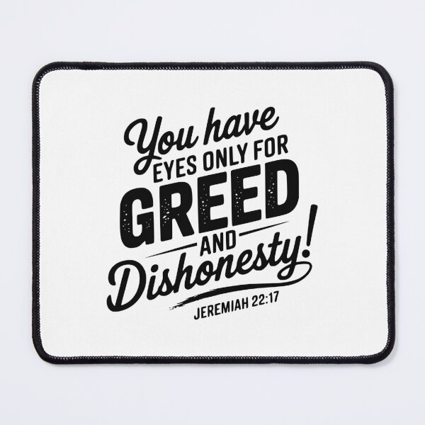 Item preview, You only have eyes for greed and dishonesty designed and sold by ChristianLife.
