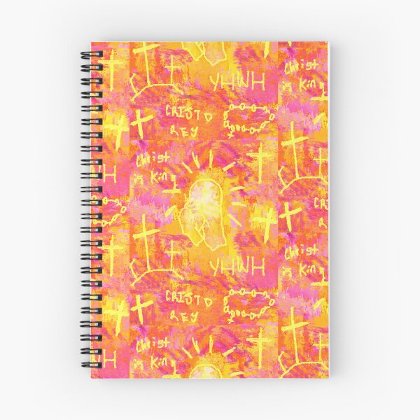 Item preview, Cristo Rey Jesus Christ Print Pink + Yellow designed and sold by gsbgraphics.