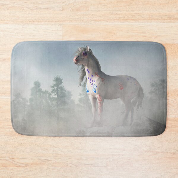 Item preview, White War Horse of the Morning Mists designed and sold by Daniel Eskridge.