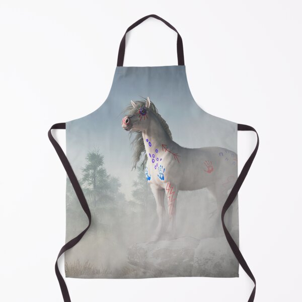 Item preview, White War Horse of the Morning Mists designed and sold by Daniel Eskridge.