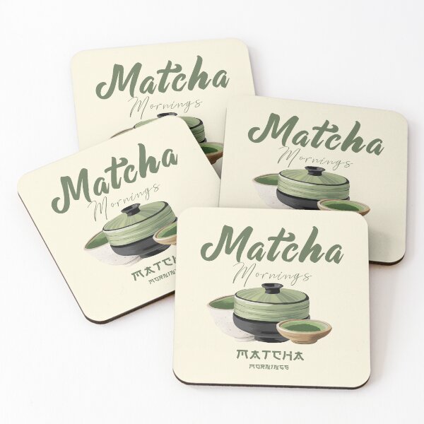 Item preview, Matcha Mornings  designed and sold by Baka Collective.