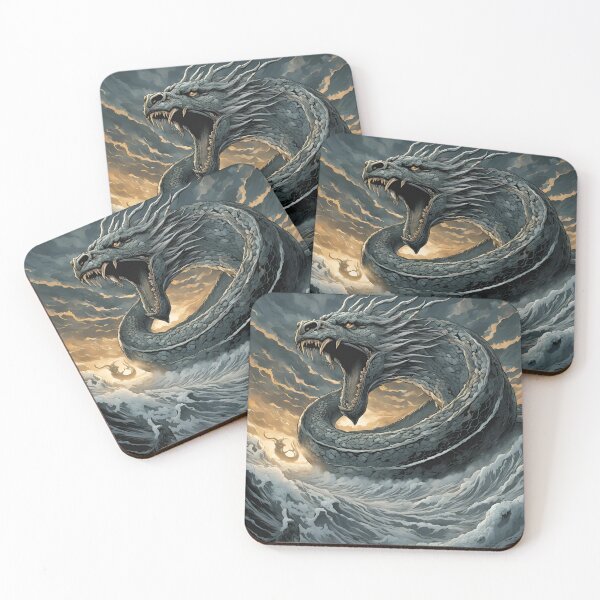 Item preview, Midgard's Serpent Of Norse Mythos designed and sold by  Max's Animal Artistry.