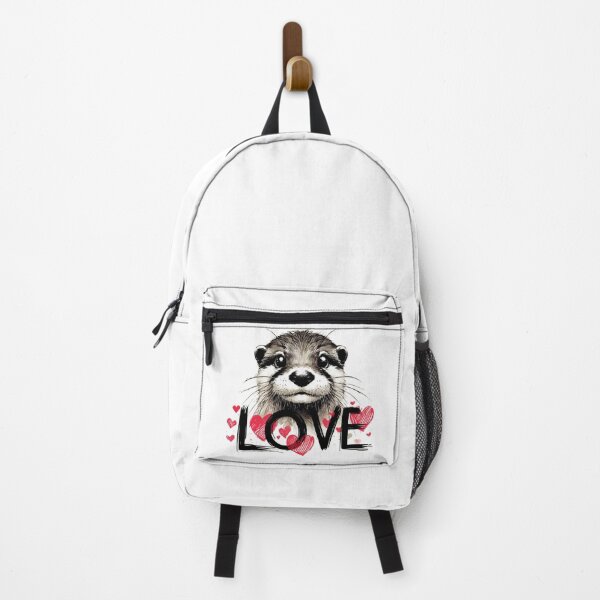 Item preview, Love Cool Otter Sketchy Happy Valentines Day designed and sold by TomFrontierArt.