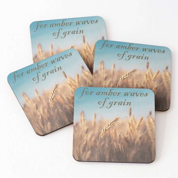Item preview, Vintage-Inspired "For Amber Waves of Grain" Wheat Field designed and sold by CountyKent.
