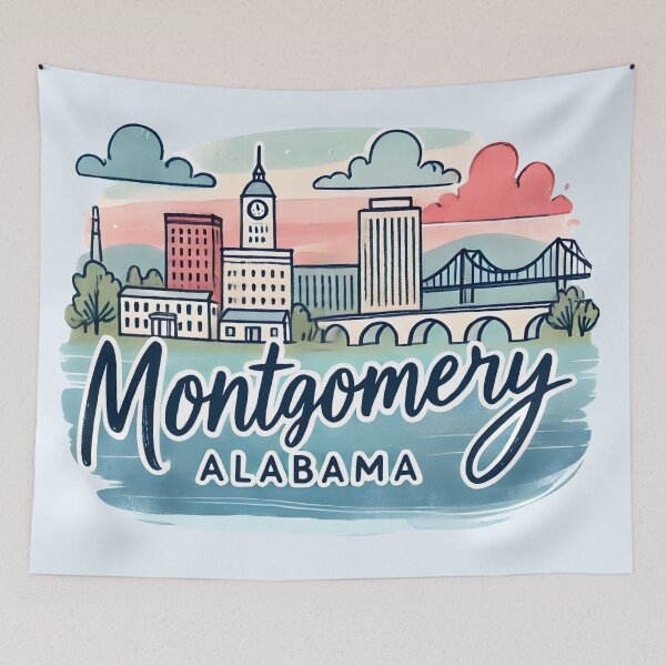 Item preview, Montgomery Alabama designed and sold by HowToCanadian.