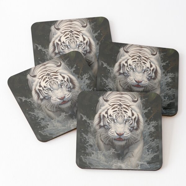 Item preview, White tiger designed and sold by mi-kam.