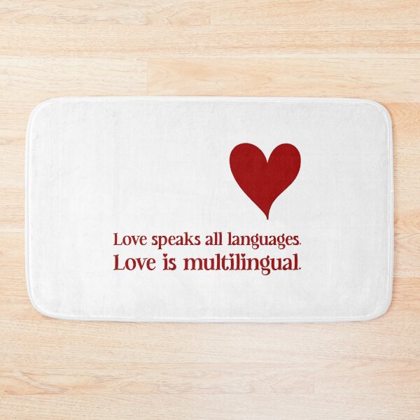 Item preview, Love Speaks All Languages, Unique designed and sold by villacreativa.