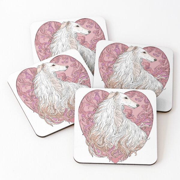 Item preview, Borzoi Love - Gentle Giant Russian Greyhound designed and sold by Kikimora Noctra.