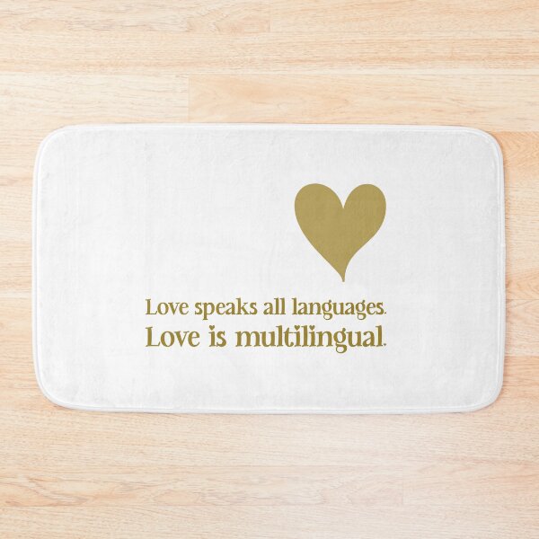 Item preview, Love Speaks All Languages, Unique designed and sold by villacreativa.