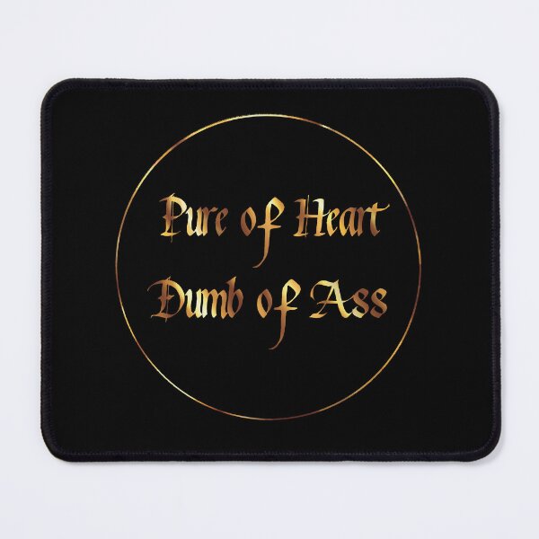 Item preview, Golden Pure of Heart Dumb of Ass designed and sold by Skull Fern.