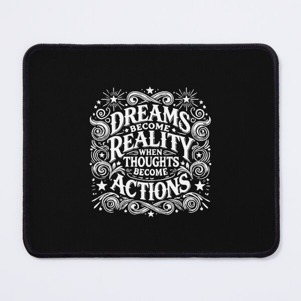Item preview, Dreams Become Reality When Thoughts Become Actions, Motivational designed and sold by chantastical.