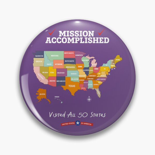 Item preview, All 50 States Mission Accomplished designed and sold by Wild-Co.