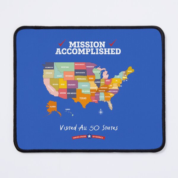 Item preview, All 50 States Mission Accomplished designed and sold by Wild-Co.