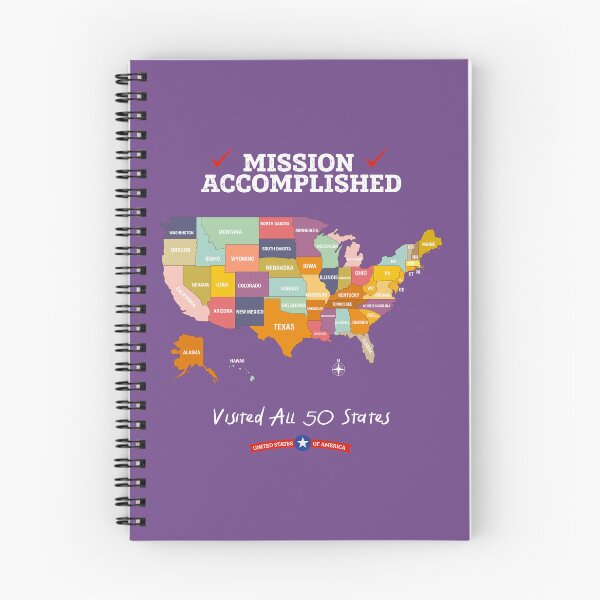 Item preview, All 50 States Mission Accomplished designed and sold by Wild-Co.
