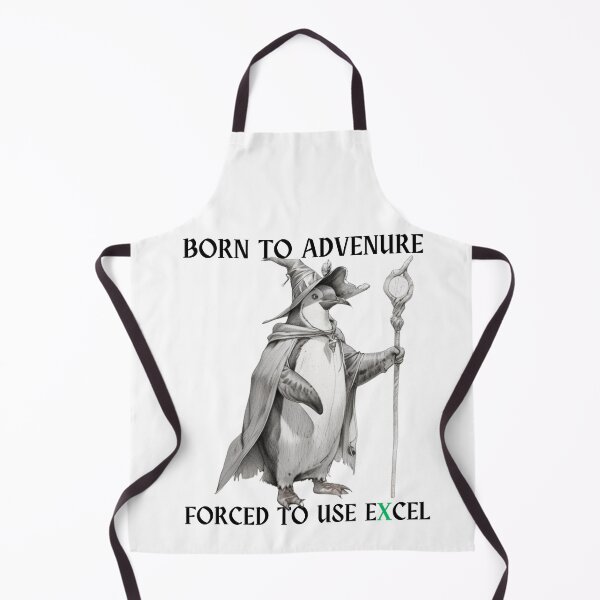 Item preview, Born to adventure, forced to use Excel designed and sold by 369 DESIGNZ.