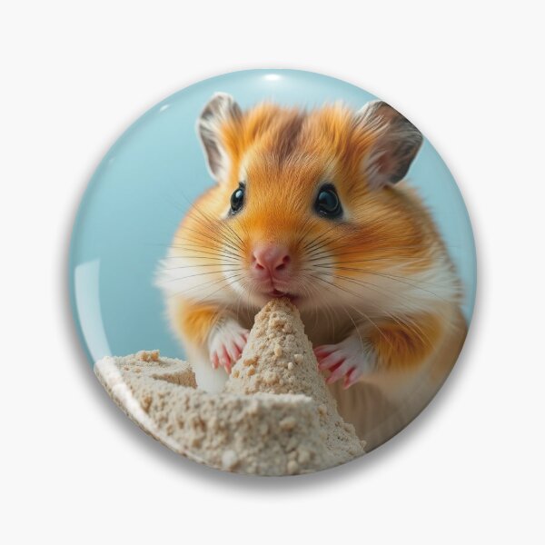 Item preview, Hamster building a sand castle designed and sold by CrackenCo.