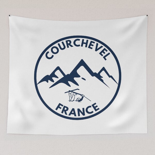 Item preview, Courchevel Ski Resort France Mountain Souvenir designed and sold by karmdaf.
