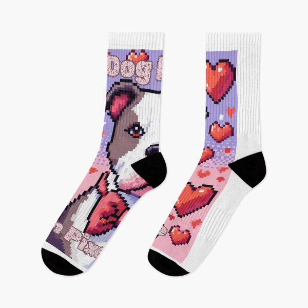Item preview, Dog's Heart in Pixel Love designed and sold by Mosaic by M.