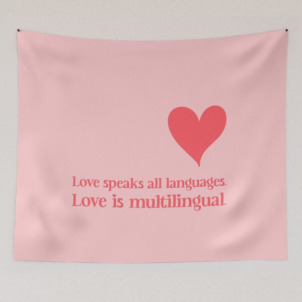 Item preview, Love Speaks All Languages, Unique designed and sold by villacreativa.