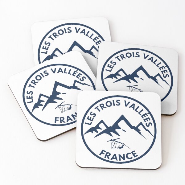 Item preview, Les Trois Vallées Ski Resort France Mountain Souvenir designed and sold by karmdaf.
