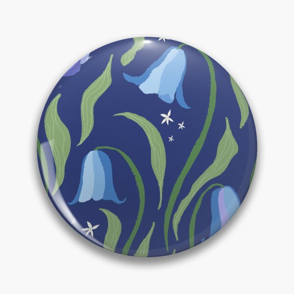 Item preview, Midnight Bluebells and Wild Garlic designed and sold by natgrose.