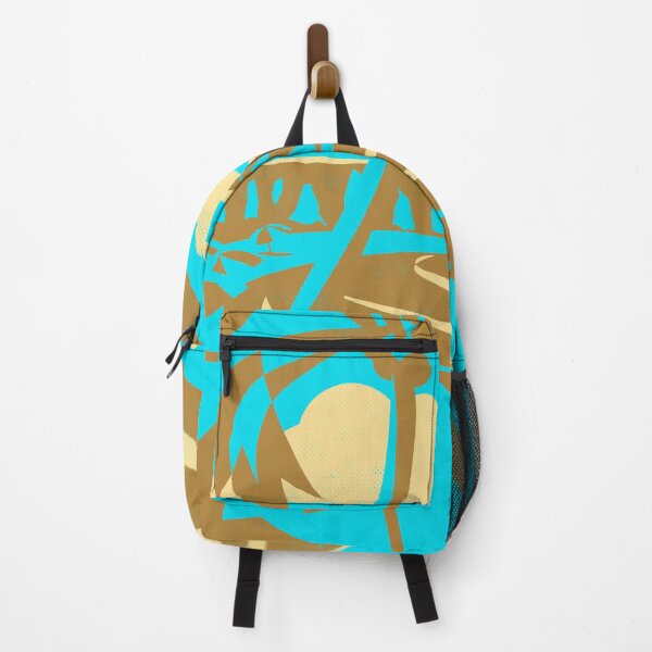 Item preview, Diamond Head, Waikiki, Oahu, Hawaii (Teal/brown/beige) designed and sold by WhackoDesigns.