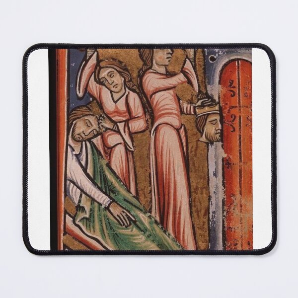 Item preview, 'They told us we should smile more' funny medieval art meme designed and sold by rachenberry.