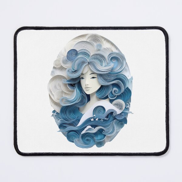 Item preview, zodiac sign Aquarius - Water Woman designed and sold by design-channel.