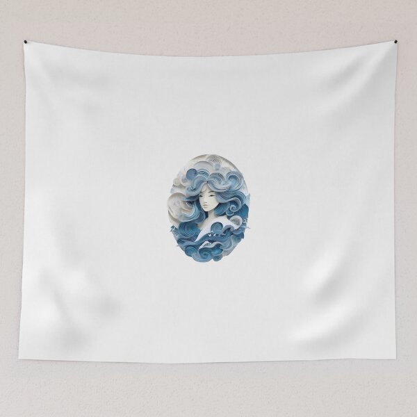 Item preview, zodiac sign Aquarius - Water Woman designed and sold by design-channel.