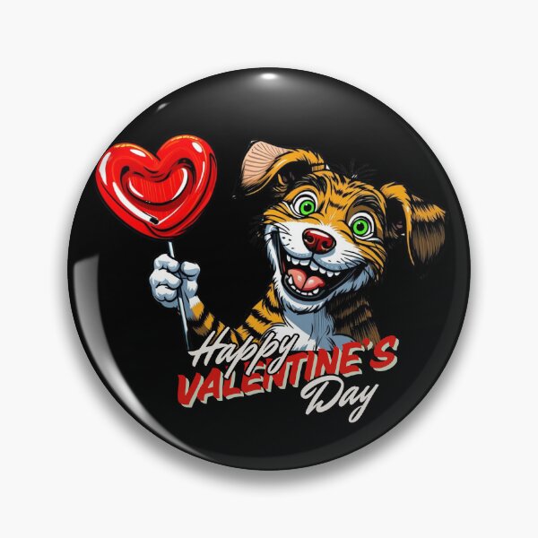 Item preview, My Heart Lolly Valentines Day Valentine's Day Cut Dog designed and sold by Design_Your_Day.