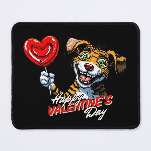 Item preview, My Heart Lolly Valentines Day Valentine's Day Cut Dog designed and sold by Design_Your_Day.