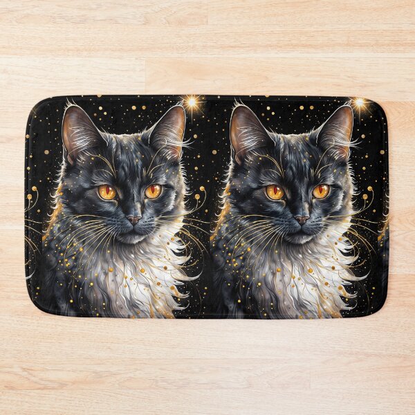 Item preview, Magic in the shadows portrait of a fascinating cat designed and sold by Turko762.