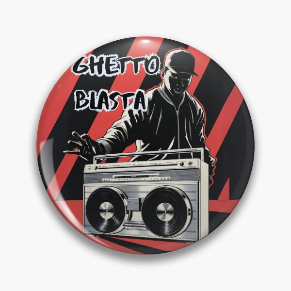 Item preview, GHETTO BLASTA RETRO PORTABLE STEREO designed and sold by NikoDeeko.