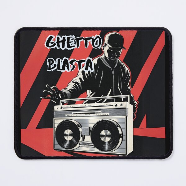 Item preview, GHETTO BLASTA RETRO PORTABLE STEREO designed and sold by NikoDeeko.