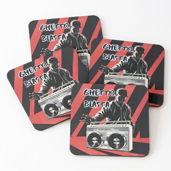 Item preview, GHETTO BLASTA RETRO PORTABLE STEREO designed and sold by NikoDeeko.