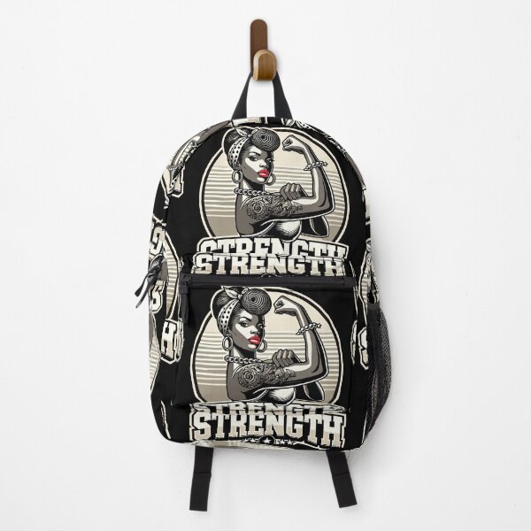 Item preview, Strength strong woman African American retro gift designed and sold by Pineapple-Tree.