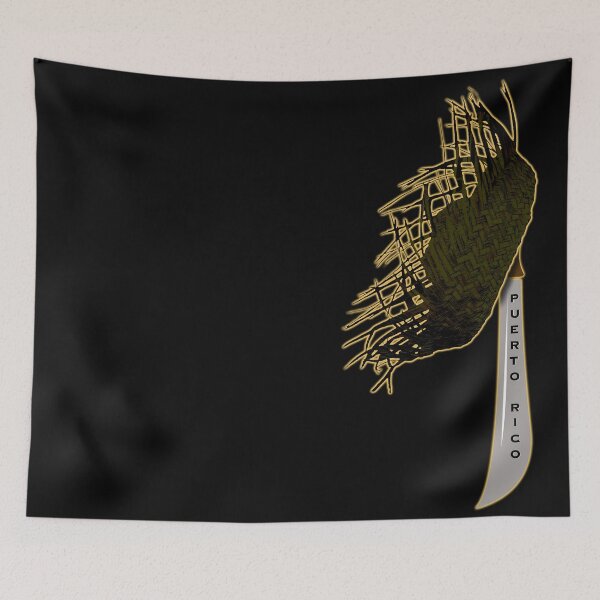 Item preview, Machete with Puerto Rican Pava Hat  designed and sold by SoLunAgua ..