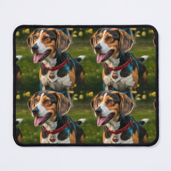 Item preview, Vibrant Beagle Close-Up Pattern Design – Playful and Energetic Pet Artwork designed and sold by NSB-Design.