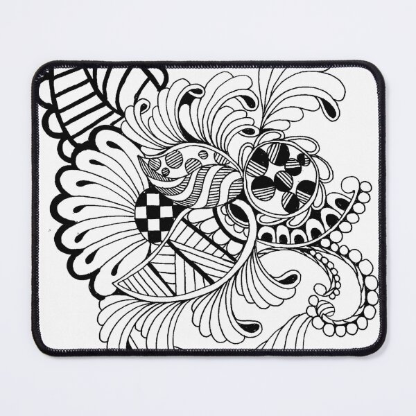 Item preview, Proud Feathers Zentangle Drawing designed and sold by kellybyrdart1.