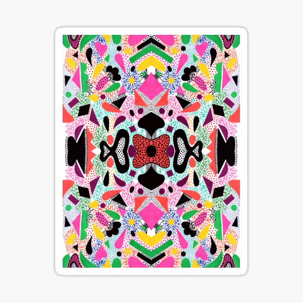 ABSTRACT PATT-4 Sticker