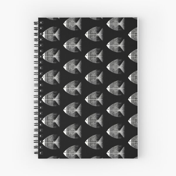 Item preview, High, Classic, Abstract Fishbone, Black Background, Small Pattern designed and sold by GaborSkeleton.