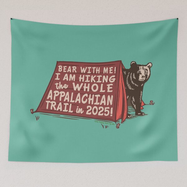 Item preview, Bear with me on the Appalachian Trail designed and sold by CampHappyHour.